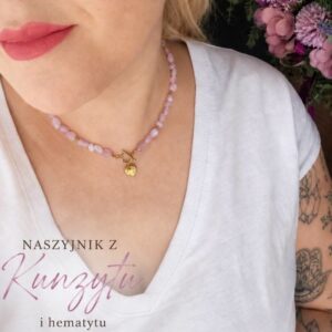 Naszyjnik „Kunzytowa delikatność”